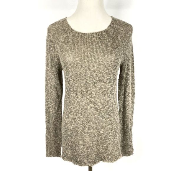 Philosophy Sweaters - Philosophy Long Sleeve Gray Lightweight Pullover Sweater Knit